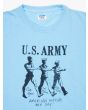 Blue Rey US Army T-shirt Celeste Front Details