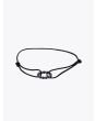 Barbara Zuna-Kratky Pearly Circle Silver Blackened Ring 15 Cord Bracelet Black 2