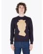 Carven Pull Vallauris Knit Pullover Marine Full View 