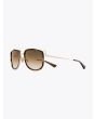 Christian Roth CR-100 Sunglasses Brown Smoke / White Gold 2
