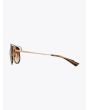 Christian Roth CR-100 Sunglasses Brown Smoke / White Gold 3