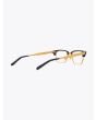 Statesman Three - Dita Optical Glasses Dark Grey/Gold back view three-quarter right
