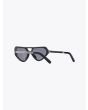 Fakbyfak Cyber Limbo 04/01/06 Sunglasses Solid Black/Solid Black Back Three-quarters