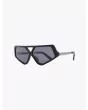 Fakbyfak Cyber Limbo 04/02/06 Sunglasses Solid Black/Solid Black Front Three-quarters