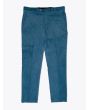 Gbs Trousers Adriano Corduroy Turquoise Front View