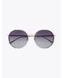 Gucci Rounded Shape Sunglasses Gold / Gold 003 1