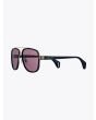 Gucci Rectangular Shape Sunglasses Black / Black 2