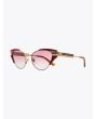 Gucci Cat-Eye Shape Sunglasses Red / Gold 3