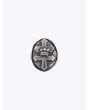 Goti Ring AN511 Silver Medieval Crest Front View