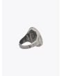 Goti Ring AN511 Silver Medieval Crest Three-quarter Back View