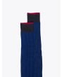 Gallo Long Socks Twin Ribbed Cotton Blue / Anthracite 3