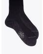 Gallo Ribbed Cotton Short Socks Anthracite 3