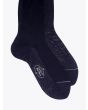 Gallo Plain Cotton Short Socks Navy Blue 3