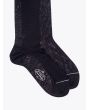 Gallo Long Socks Plain Wool Black 2