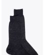 Gallo Short Socks Plain Wool Anthracite 3