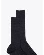 Gallo Short Socks Ribbed Wool Anthracite 3