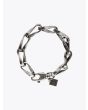 Goti Silver Milled Curb Chains Bracelet 2