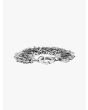 Goti BR632 Silver Bracelet w/Rose Closing Details