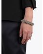Goti BR632 Sterling Silver w/Rose Bracelet Front View with Model