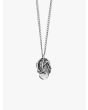 Goti CN1146 Silver Necklace w/Stone Details
