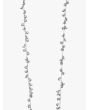 Goti CN1283 Silver Necklace w/Leaves Single Chain