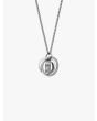 Goti CN569 Silver Necklace w/Rings Details