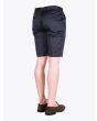 Giab's Archivio Magnifico Stretch Cotton Pleated Short Navy Blue 5