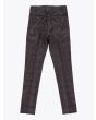 Giab's Archivio Cocktail Wool Pleated Pants Check Brown / Navy Blue 3
