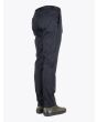 Giab's Archivio David Slim-Fit Stretch Wool/Polyamide Flat-Front Pants Black Back View