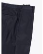 Giab's Archivio David Slim-Fit Stretch Wool/Polyamide Flat-Front Pants Black Fabric Details