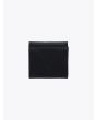 Il Bisonte C0455 Vintage Cowhide Leather Wallet Black Front Back