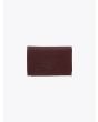 Il Bisonte C0470 Vintage Cowhide Leather Card Case Brown Front 