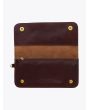 Il Bisonte C0486 Vintage Cowhide Leather Chain-Wallet Brown Inside