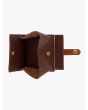 Il Bisonte C0816 Man’s Cowhide Leather Wallet Brown Inside Coin Pocket