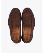 Tricker's James Penny Loafer Repello Suede Chocolate - E35 SHOP