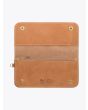 Il Bisonte C0486 Vintage Cowhide Leather Chain-Wallet Natural - E35 SHOP