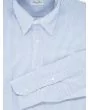 Salvatore Piccolo Shirt BD Cotton Oxford Striped Blue - E35 SHOP