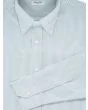 Salvatore Piccolo Shirt BD Cotton Oxford Striped Green - E35 SHOP