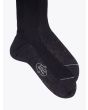 Gallo Ribbed Cotton Long Socks Anthracite - E35 SHOP