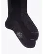 Gallo Plain Cotton Long Socks Anthracite - E35 SHOP