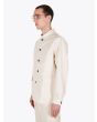 A Vontade Stand Collar Atelier Cotton Jacket Natural - E35 SHOP