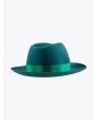 Borsalino 50-Grammi Fedora Hat Water Green - E35 SHOP