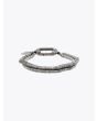 Goti Bracelet BR1203 Silver Double Band Plaques - E35 SHOP
