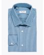 Salvatore Piccolo Shirt Cotton/Viscose Blue Striped Blue - E35 SHOP