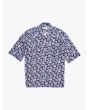 Salvatore Piccolo Camp Shirt Printed Navy Blue - E35 SHOP