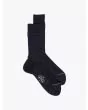 Gallo Short Socks Ribbed Wool Anthracite - E35 SHOP