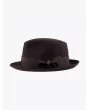 Borsalino Trilby Hat Alessandria Dark Brown - E35 SHOP