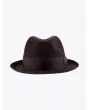 Borsalino Trilby Hat Alessandria Dark Brown - E35 SHOP