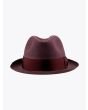 Borsalino Trilby Hat Alessandria Red Violet - E35 SHOP