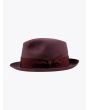 Borsalino Trilby Hat Alessandria Red Violet - E35 SHOP